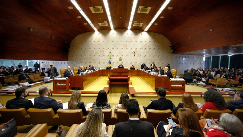 Ministros do STF em sessão plenária, onde decisões com impacto direto na economia e na vida dos brasileiros são tomadas  (crédito: Rosinei Coutinho/SCO/STF)
