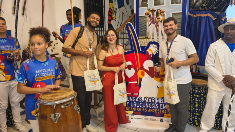 Imfluencer de O Imparcial marca presença no lançamento dos Mandingueiros do Amanhã