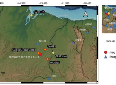 Terremoto de baixa magnitude é registrado em Caxias