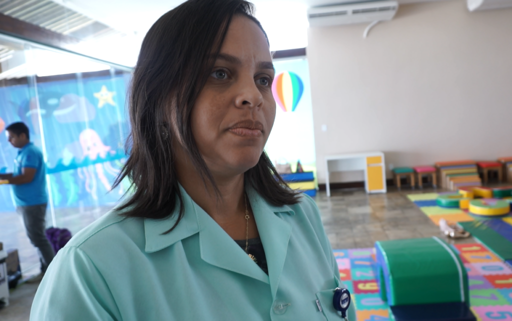 Valéria Ferreira, coordenadora multidisciplinar da Casa de Apoio Ninar e terapeuta multidisciplinar